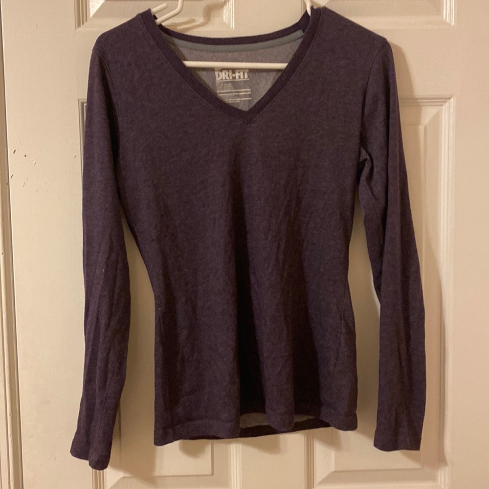 nike v-neck long sleeve